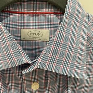 8 Eton contemporary dress shirts in great condition. Size 39, 15.5